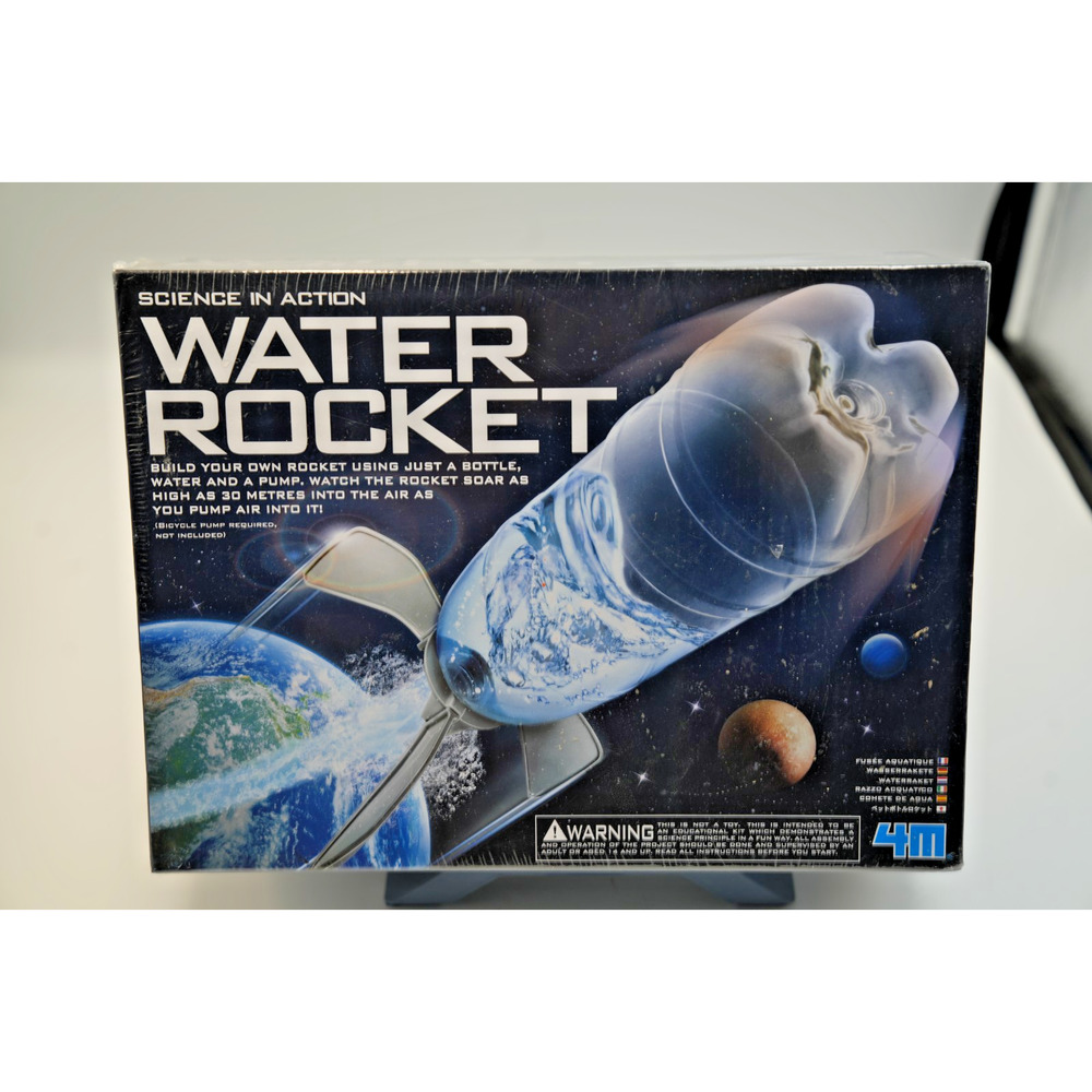 Toysmith 4M Water Rocket Kit Science Project Kids Toy Bottle Blast Educational‎